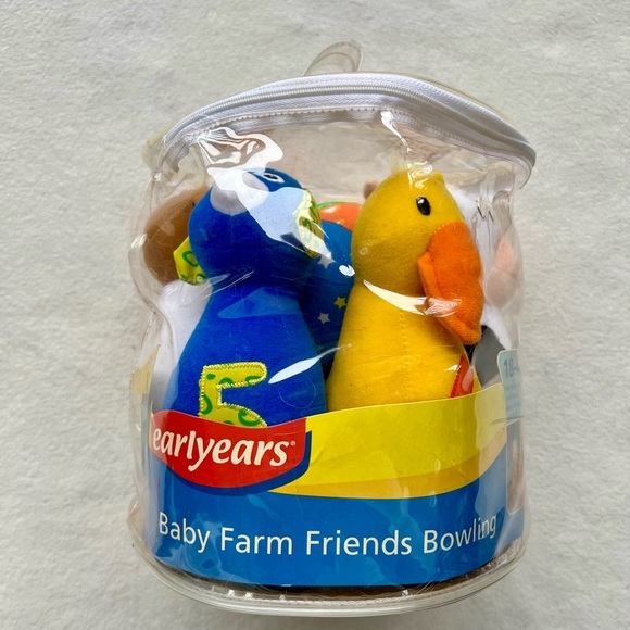 Earlyears Baby Farm Friends Bowling Set In Original Packaging - Picture 3 of 4